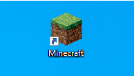 Minecraft Icon on Desktop